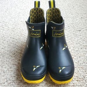 Joules Black Bees Wellibob Rain boots